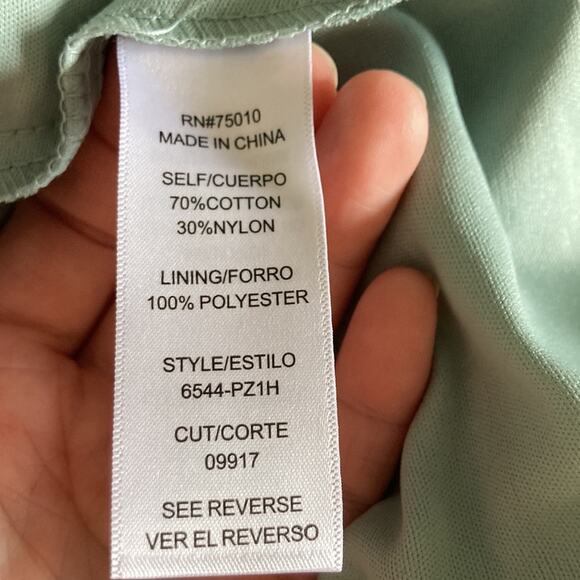 City Triangles Moss Green Lace Fit & Flare Dress, Size 15 - Picture 6 of 8